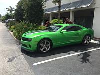 2011 camaro ss synergy green