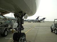 Standing under a 757, ahead an ATR, 727, and a Airbus A-310