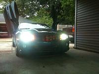 led lights in grill